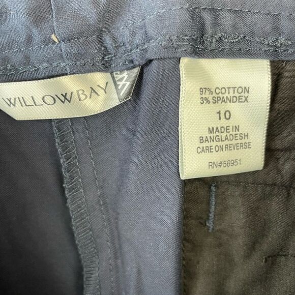 NWT Willow Bay Classic Stretch Fit Pants Size 10 - Picture 7 of 7